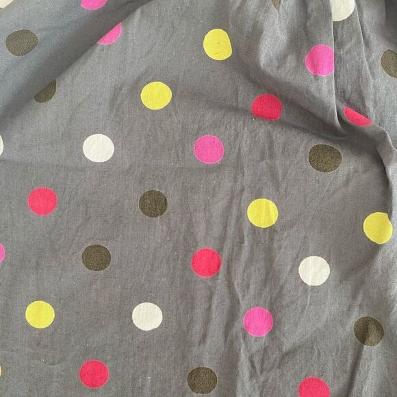 Johnnie B. Mini Boden Polka Dot Sleeveless Swing Top Gray Kid’s L - Picture 11 of 12